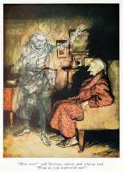Scrooge und der Geist von Marley, aus Dickens